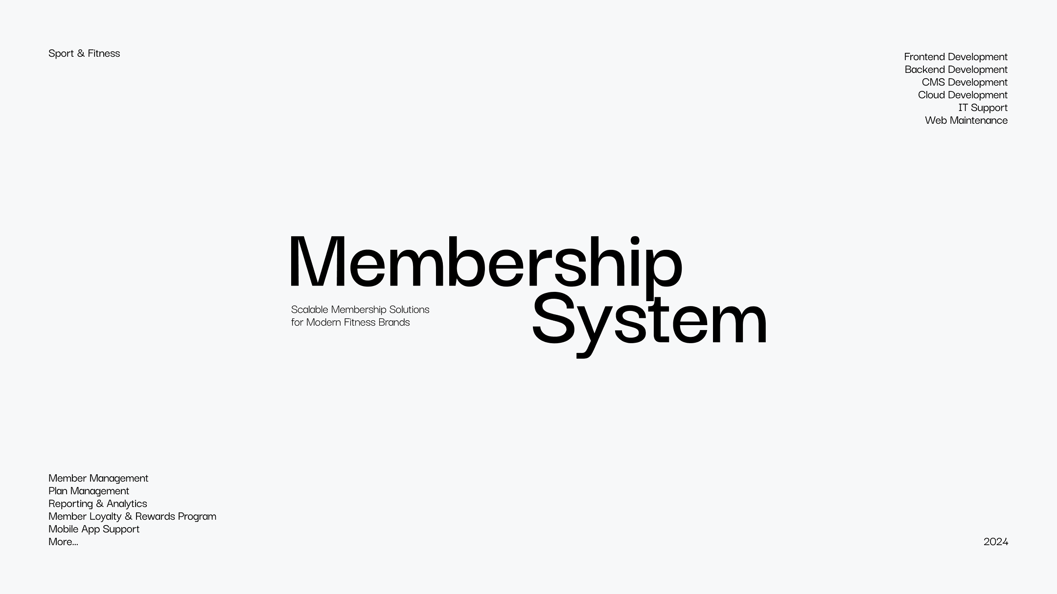 Membership System